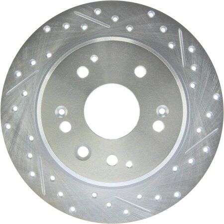 Centric Parts Select Drilled/Slotted Brake Rotor, 227.40061L 227.40061L